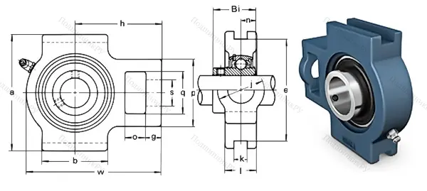 Подшипниковый узел UCT 213