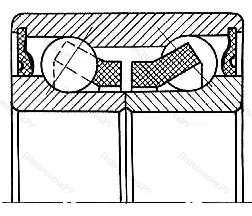 Подшипник  256809 размер 45x80x45