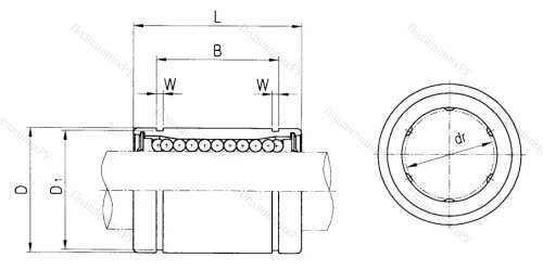 Подшипник LM 60 UU в Волжском
