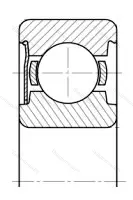 Подшипник  60220 (6220-Z) размер 100x180x34