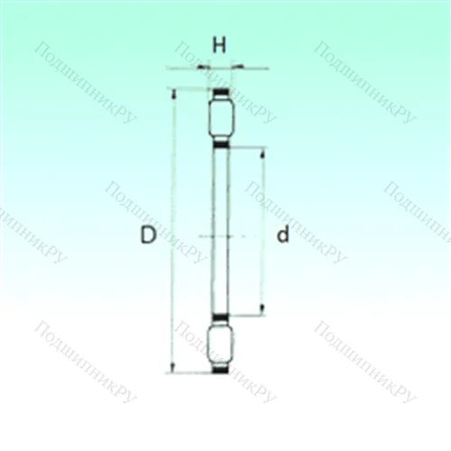 Подшипник роликовый упорный K 81110TN от производителя  NBS
