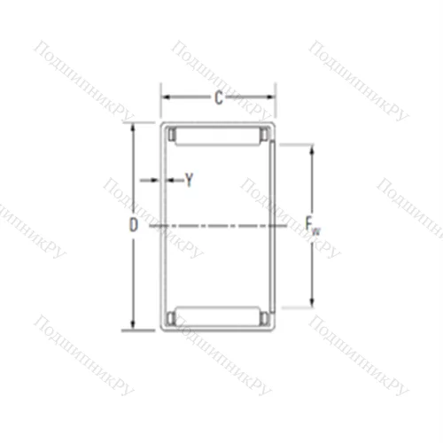 Подшипник игольчатый радиальный MJH-871