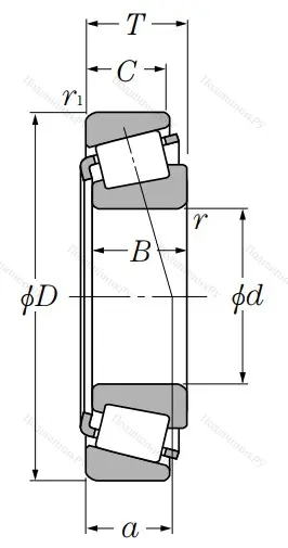 Конический роликовый подшипник