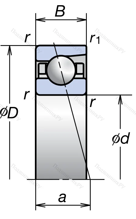 Сверхточный подшипник 7204 CTRDUMP 3