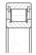 Подшипник  102413 (NCL 413) размер 65x160x37