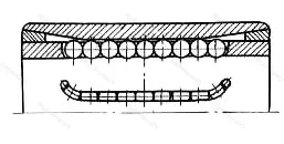 Подшипник  410805 размер 25x40x58 от производителя  ГПЗ-12 Подшипник  410805 размер 25x40x58 от производителя  ГПЗ-12