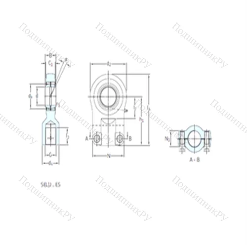 Подшипник скольжения сферический SILR 35ES
