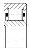 Подшипник  32822 размер 110x215x76