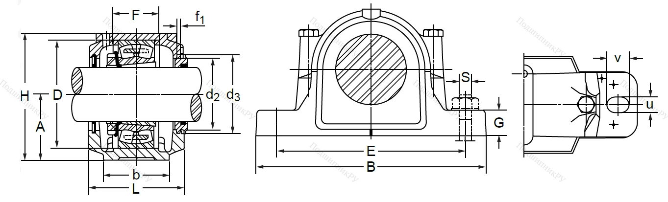 Подшипниковый корпус SNL 522-619 TG (SNK 522-619) в Волжском