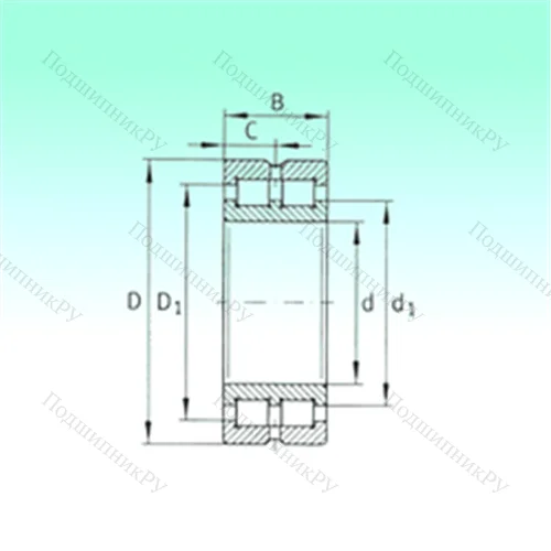 Подшипник роликовый радиальный SL 014948 от производителя  NBS