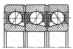 Подшипник  1246922 размер 110x150x60
