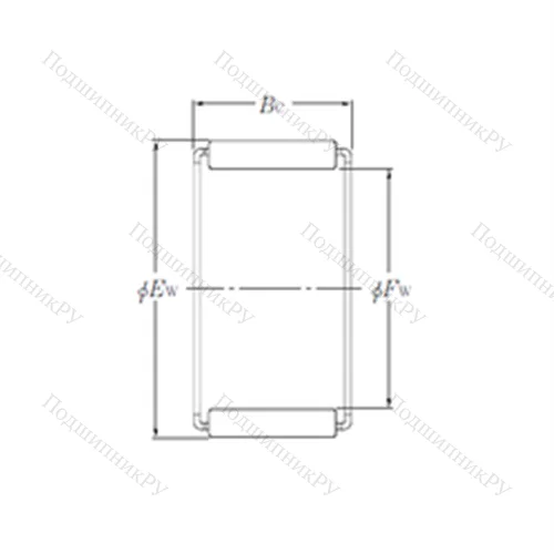 Подшипник игольчатый радиальный PCJ 323816