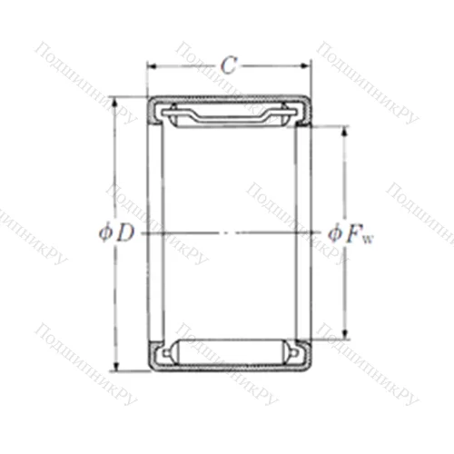 Подшипник игольчатый радиальный