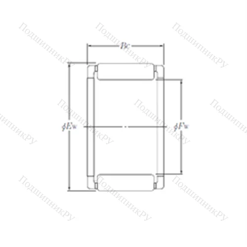 Подшипник игольчатый радиальный PK 30?38?17.8X 1