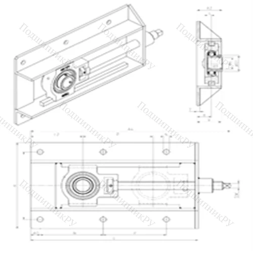 Подшипниковый узел шариковый радиальный