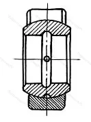 Модификация подшипника 2шсл60 размер 60x110x34/60 от производителя  ГПЗ-3