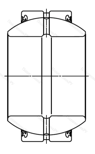 Шарнирный подшипник GEH 35 ES 2RS в Волжском