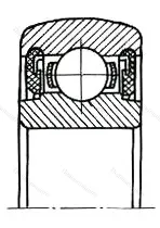Модификация подшипника 580204АКУС17 размер 20x47x14 от производителя  ГПЗ-1