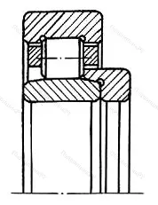 Модификация подшипника 6-52624ЛМ размер 120x260x100/86 от производителя  ГПЗ-23