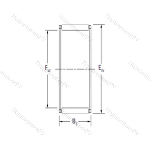 Подшипник игольчатый радиальный RF 182711-1