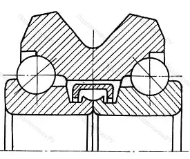 Модификация подшипника 776701Х размер 12x49,4x40,1 от производителя  ГПЗ-1