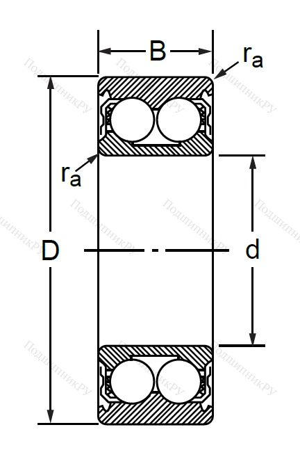 Радиально-упорный шариковый подшипник 3056309 ZZ (3309 A ZZTN) в Волжском