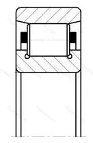 Подшипник  2610 (N 2310) размер 50x110x40 от производителя  CRAFT