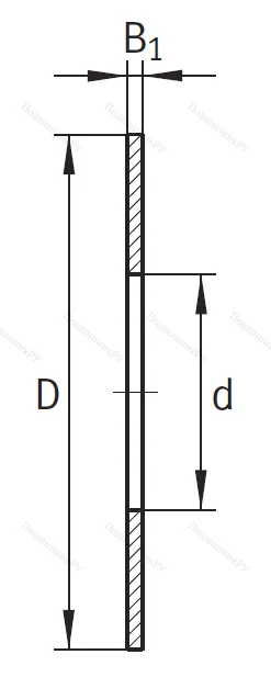 Игольчатый подшипник упорное кольцо