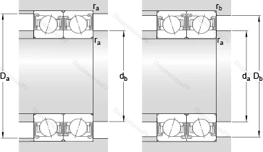 Подшипник S 7208 ACD/P 4A