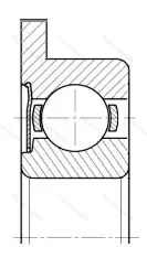 Подшипник  860029 размер 9x26x8