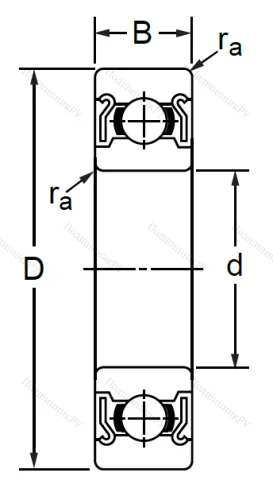 Однорядный шариковый подшипник SS 6310 ZZ (80310 Ю ГОСТ) в Волжском