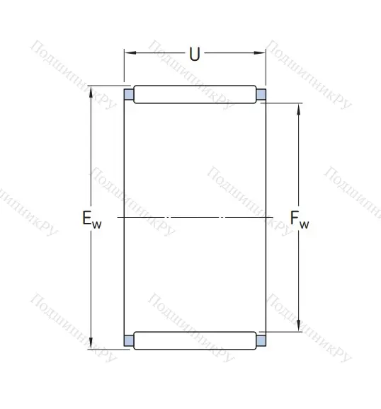 Подшипник K 20x24x17 в Волжском