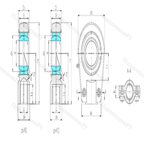 Подшипник скольжения сферический SIR 80ES