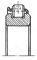 Подшипник  RN 306 (502306) размер 30x62x19