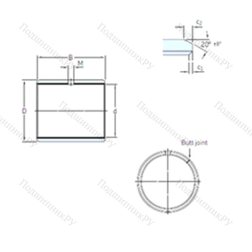 Подшипник скольжения PCM 9095100 E