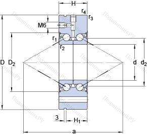 Подшипник BEAM 025075 C-2RSL