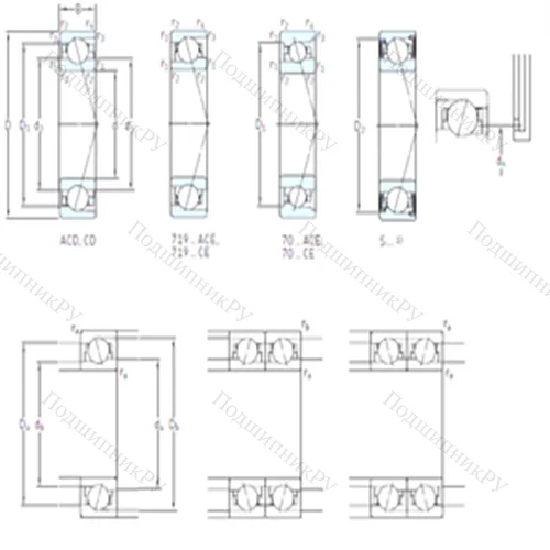 Подшипник шариковый радиально-упорный