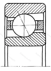 Подшипник  26300 размер 10x35x11 от производителя  ГОСТ