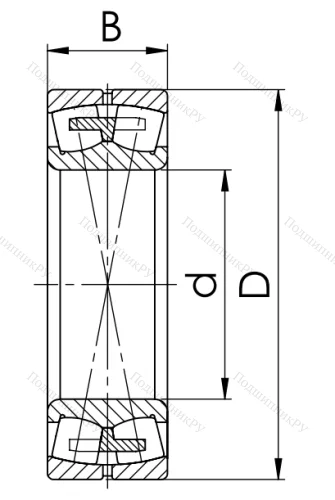 Сферический роликовый подшипник 30-3003220 Н (23220 MBC 3W 33) в Волжском