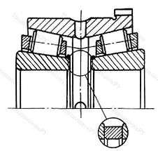 Подшипник  697817 размер 85x140/146,3x85