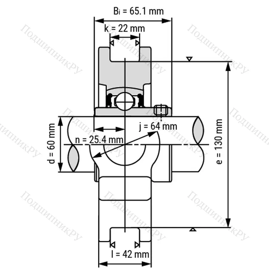 Подшипниковый узел UCT 328 - Вал: 140 мм