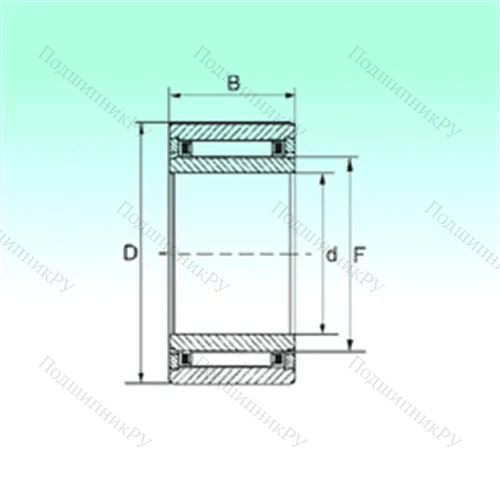 Подшипник игольчатый радиальный NKIS 7 TN
