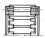 Модификация подшипника 6-864915Л размер 74x106x57,9