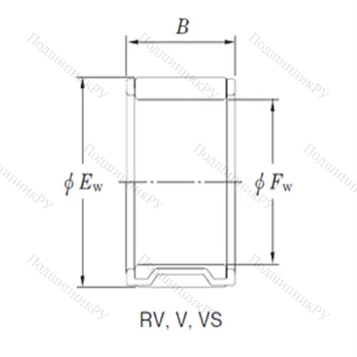 Подшипник игольчатый радиальный