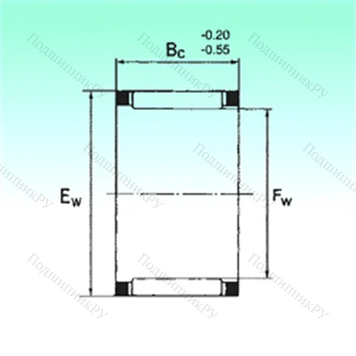 Подшипник игольчатый радиальный KZK 22x29x15