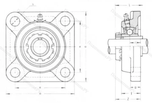 Подшипниковый узел UKF 208 в Волжском