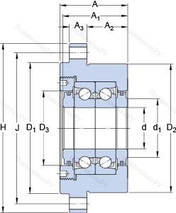 Подшипник FBSA 205/DB