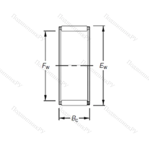 Подшипник игольчатый радиальный K 40X 47X 20