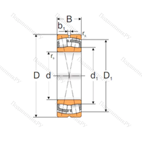 Подшипник роликовый радиальный самоцентрирующийся 22234 ACMBW 33