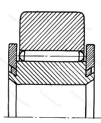 Модификация подшипника 914900Ю размер 9,525x22,225x14,29/11,8 от производителя  ГПЗ-3 Модификация подшипника 914900Ю размер 9,525x22,225x14,29/11,8 от производителя  ГПЗ-3